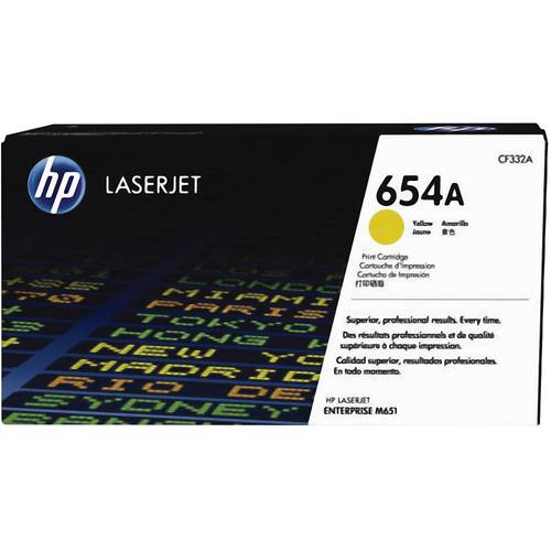 HP Toner 654A Original Gelb 15000 Seiten CF332A