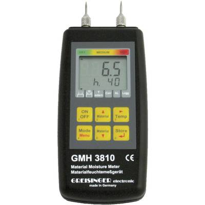 Greisinger GMH 3810 Materialfeuchtemessgerät  Messbereich Baufeuchtigkeit (Bereich) 4 bis 100 % vol Messbereich Holzfeuc