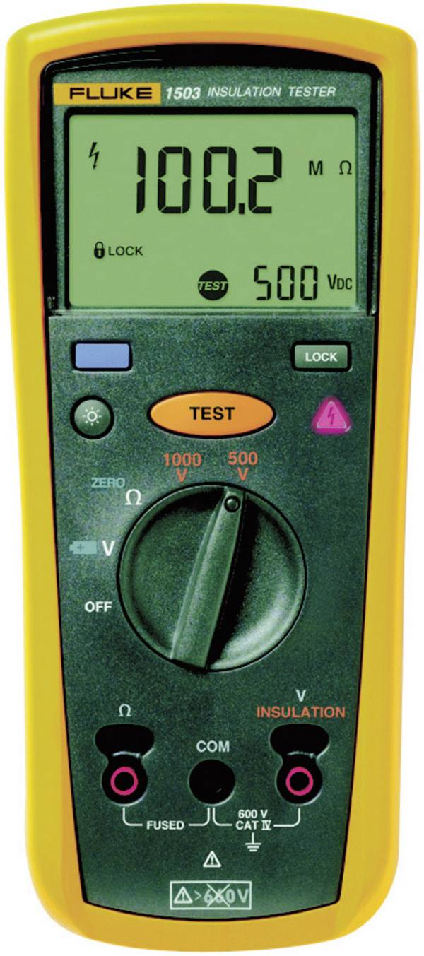 Fluke 1503 Isolationsmessgerät  500 V, 1000 V 2 GΩ