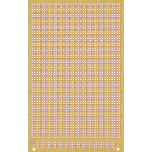 Rademacher VK C-931-EP Experimentierplatine Epoxyd (L x B) 160 mm x 100 mm 35 µm Rastermaß 2.54 mm Inhalt 1 St.