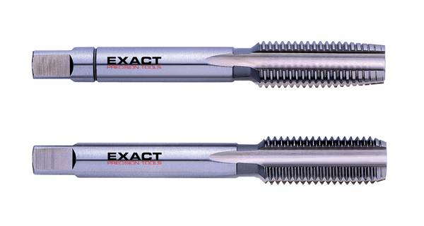 Exact 01518  Handgewindebohrer-Set 2teilig  UNF No. 5 44 mm Rechtsschneidend DIN 351 HSS  1 Set