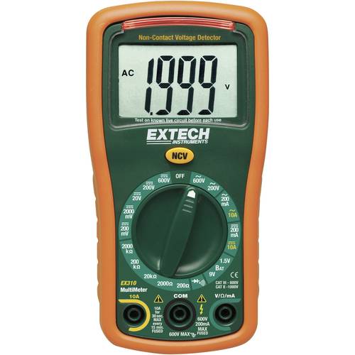 Thumbnail - Extech EX310 Hand-Multimeter kalibriert (DAkkS-akkreditiertes Labor) digital CAT III 600 V Anzeige (Counts): 2000
