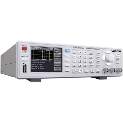 Rohde & Schwarz HMF 2550 Funktionsgenerator netzbetrieben kalibriert (ISO) 10 µHz - 50 MHz 1-Kanal Sinus, Rechteck, Puls...