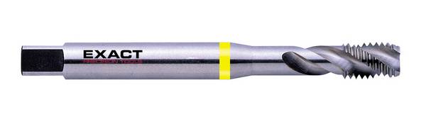 Exact 02762 Maschinengewindebohrer G (BSP) 3/8" 19 mm Rechtsschneidend DIN 5156 HSS-E 35° RSP 1 St.
