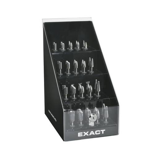 Exact 73001 Frässtift Hartmetall Schaftdurchmesser 6 mm 40teilig