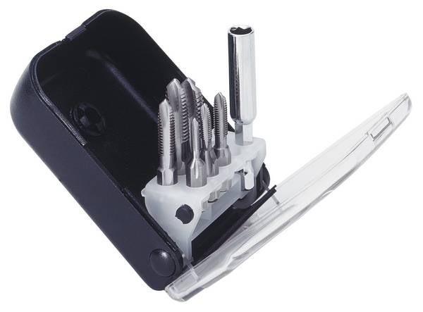 Exact 50903  Einschnittgewindebohrer 7teilig  metrisch M3, M4, M5, M6, M8, M10  Rechtsschneidend  HSS  1 Set