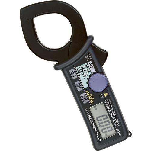 Thumbnail - Kyoritsu KEW 2433R Stromzange, Hand-Multimeter kalibriert (DAkkS-akkreditiertes Labor) digital CAT III 300 V Anzeige (Co...