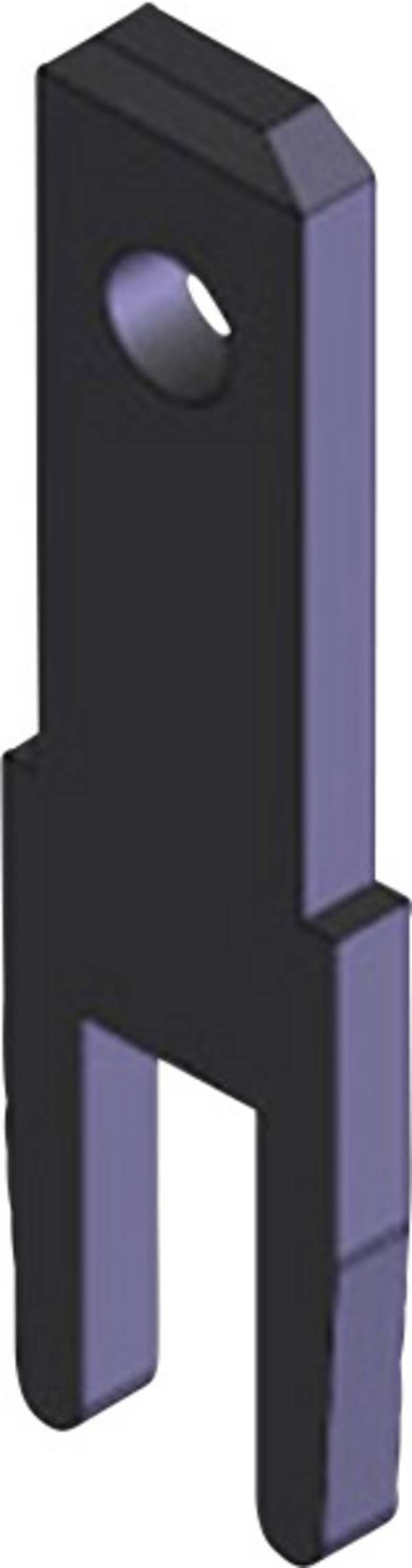 Vogt Verbindungstechnik 3785c08.68 Steckzunge Steckbreite: 2.8 mm Steckdicke: 0.8 mm 180 ° Unisoliert Metall 100 St.