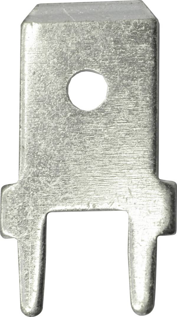 Vogt Verbindungstechnik 3866a.61 Steckzunge Steckbreite: 6.3 mm Steckdicke: 0.8 mm 180 ° Unisoliert Metall 100 St.