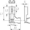 Vogt Verbindungstechnik 380208.67 Flachsteckhülse Steckbreite: 4.8 mm Steckdicke: 0.8 mm 90 ° Unisoliert Metall 1 St.