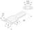 Technische Zeichnung eines Bauteils mit Maßen: Länge 25 mm, Breite 8 mm, Höhe 4 mm und weiteren Detailmaßen.