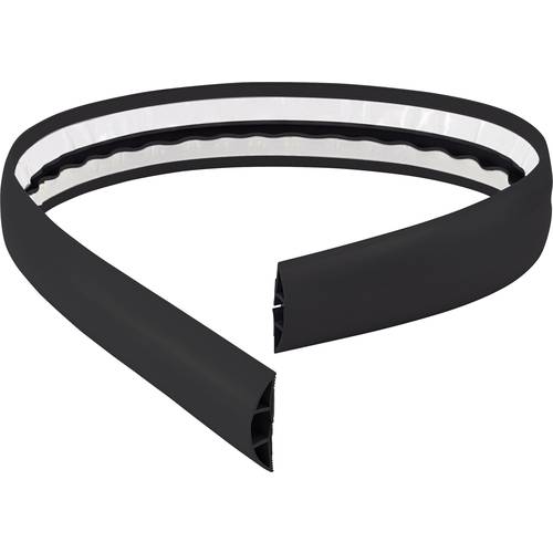 Thumbnail - TRU COMPONENTS Kabelbrücke 1570428 PVC Schwarz Anzahl Kanäle: 1 1800 mm Inhalt: 1.8 m