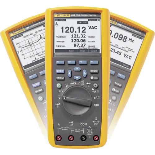 Fluke 289/EUR Hand-Multimeter digital Grafik-Display, Datenlogger, LoZ CAT III 1000 V, CAT IV 600 V Anzeige (Counts): 50...