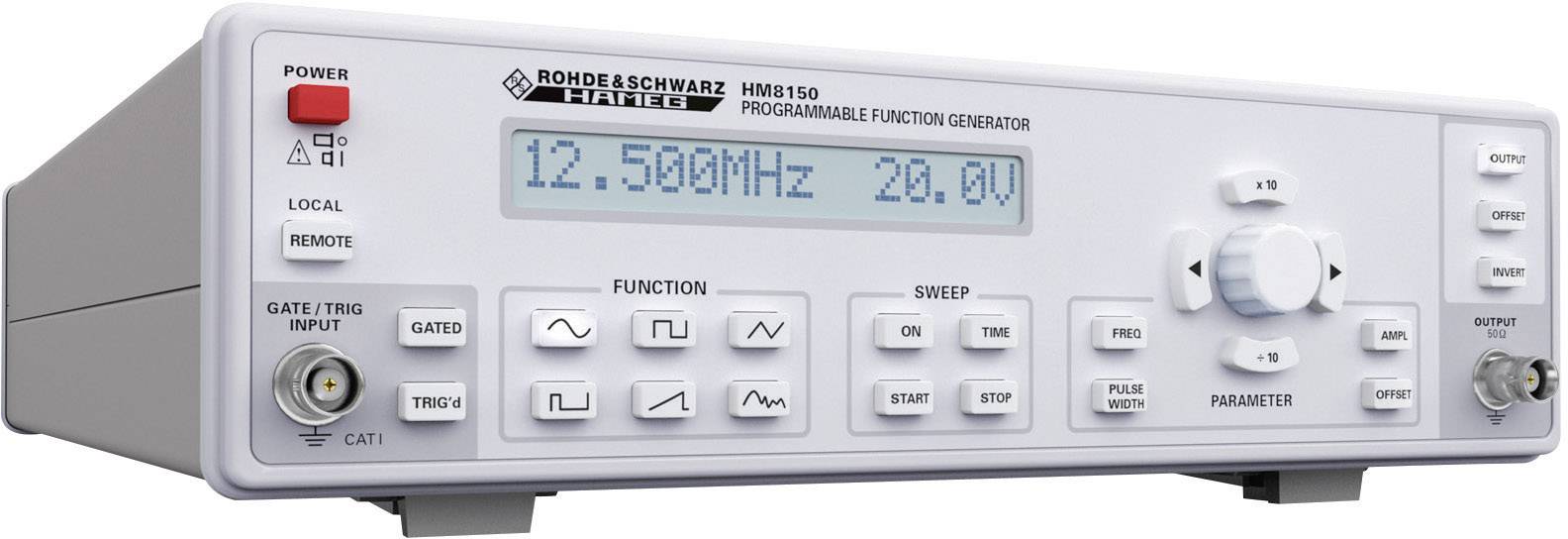 Rohde & Schwarz HM8150 Funktionsgenerator netzbetrieben kalibriert (ISO) 0.01 Hz - 12.5 MHz 1-Kanal Sinus, Rechteck, Dreieck, Puls, Arbiträr