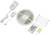LED-Lichtstreifen-Set mit Fernbedienung und Netzteil. Beinhaltet Steckverbinder, Befestigungsmaterial und Bedienungsanleitung.
