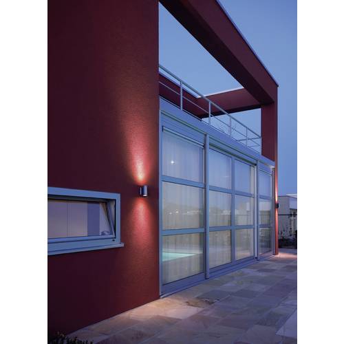 Thumbnail - SLV New Myra Wall Up & Down 233114 Außenwandleuchte Halogen GU10 70 W Silber-Grau