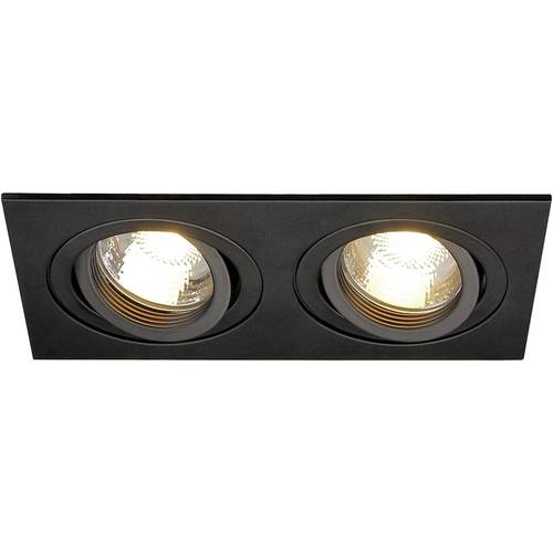 SLV 113492 New Tria II Einbauring Halogen GU10 100 W Schwarz
