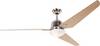 CasaFan Eco Aviatos 162 BN-AH Deckenventilator 31 W (Ø x H) 162 cm x 365 mm Chrom (gebürstet) Austauschbare Flügel, mit Beleuchtung, mit Fernbedienung
