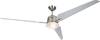 CasaFan Eco Aviatos 162 BN-SL Deckenventilator 31 W (Ø x H) 162 cm x 365 mm Chrom (gebürstet) Austauschbare Flügel, mit Beleuchtung, mit Fernbedienung