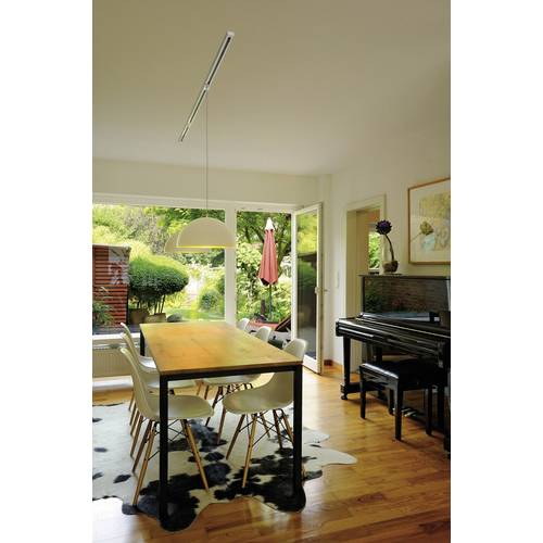 SLV Forchini M 143930 Pendelleuchte Energiesparlampe, LED E27 40 W Schwarz, Gold