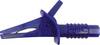 Cliff FCR7943 Sicherheits-Abgreifklemme Steckanschluss 4 mm CAT II 1000 V, CAT III 600 V Blau