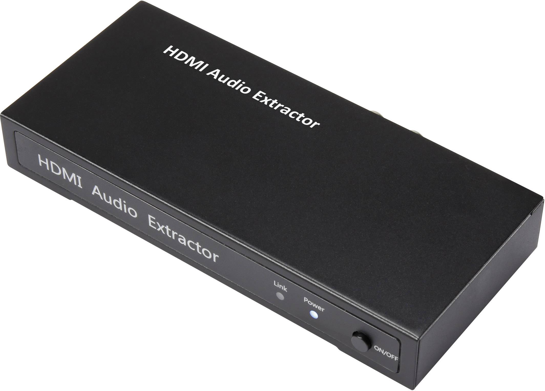 Audio Extraktor [HDMI - HDMI, Toslink, Cinch] 1920 x 1080 Pixel SpeaKa Professional SP-AE-H/TC-02-3