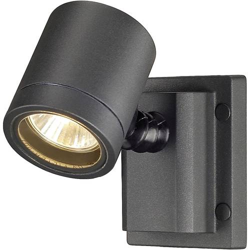 Thumbnail - SLV New Myra Wall 233105 Außenwandleuchte Halogen GU10 50 W Anthrazit
