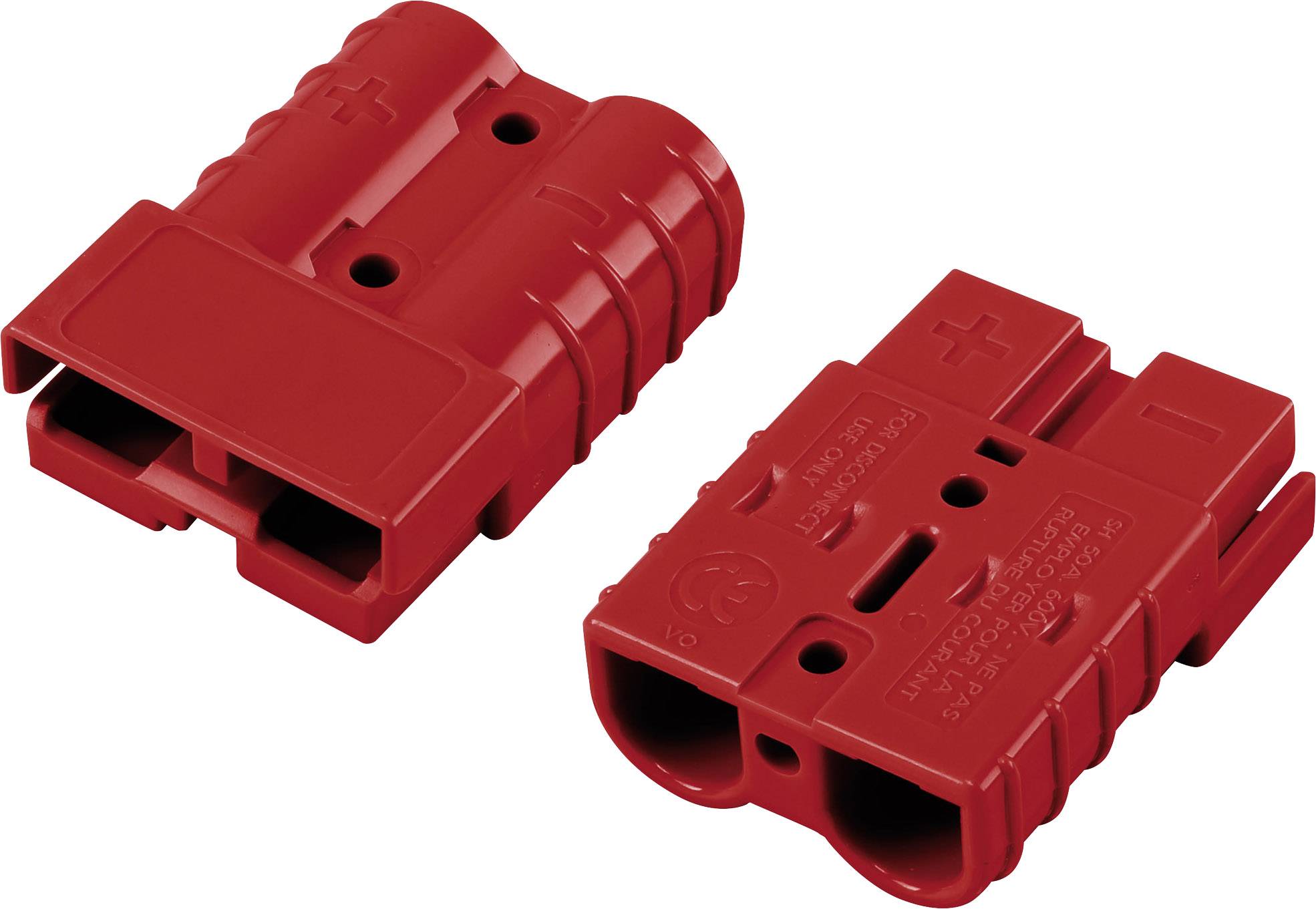 TRU COMPONENTS 50 A Hochstrom-Batteriesteckverbinder Rot Inhalt: 1 St.