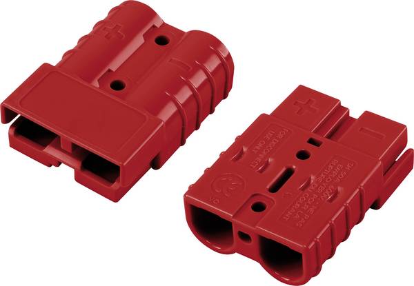 TRU COMPONENTS 50 A Hochstrom-Batteriesteckverbinder  Rot Inhalt: 1 St.