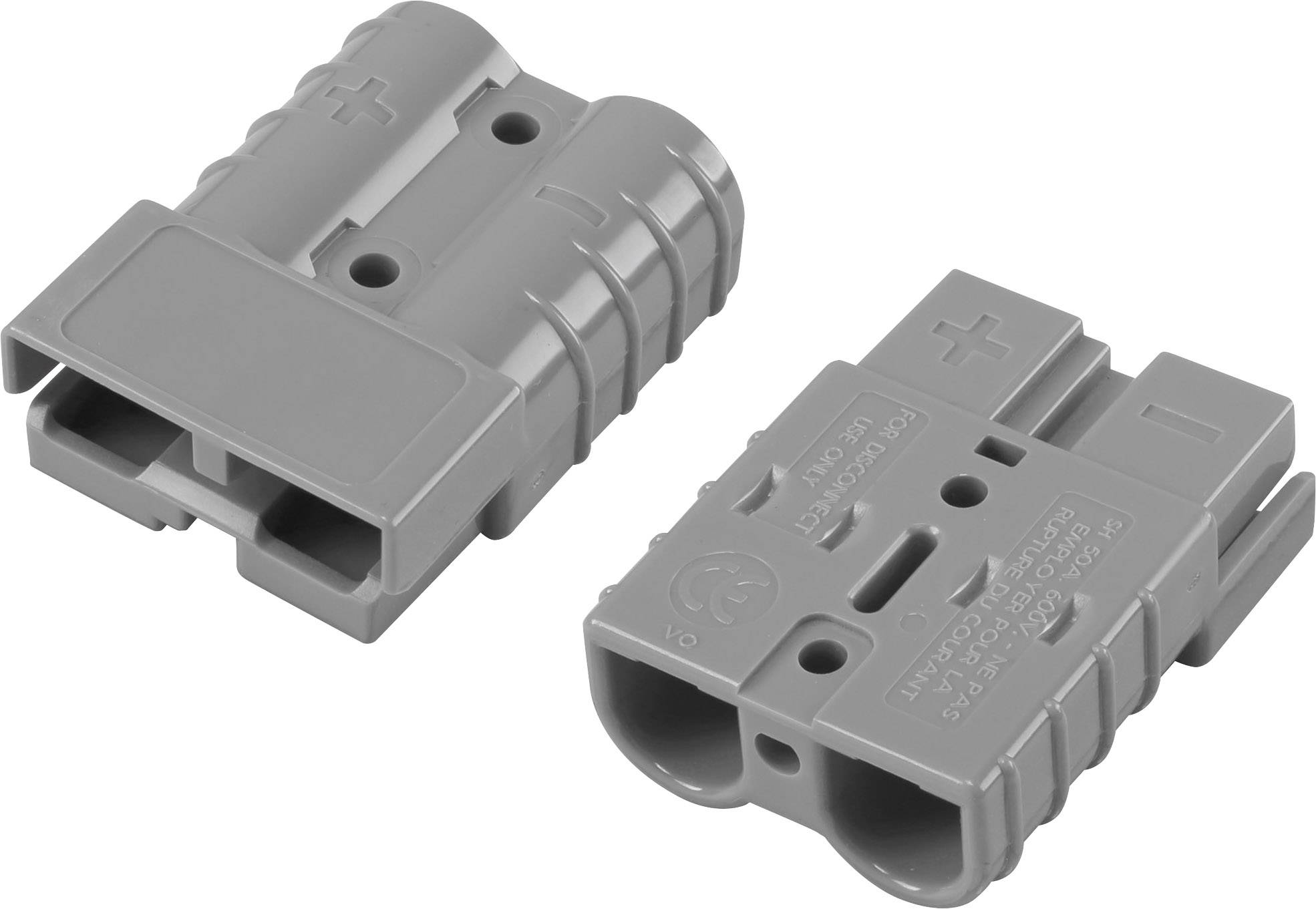 TRU COMPONENTS 50 A Hochstrom-Batteriesteckverbinder Grau Inhalt: 1 St.