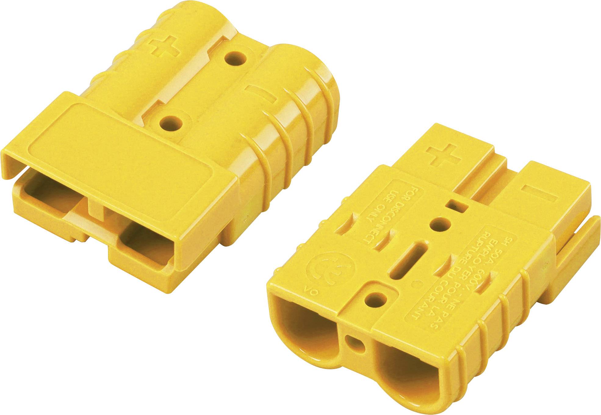 TRU COMPONENTS 50 A Hochstrom-Batteriesteckverbinder Gelb Inhalt: 1 St.