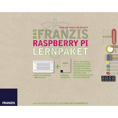 Franzis Verlag 65245 Das Franzis Raspberry Pi Lernpaket Elektronik, Raspberry Pi Lernpaket ab 14 Jahre 