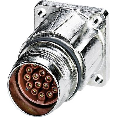 M17 Compact Gerätesteckverbinder Vorderwandmontage 1607653 ST-17S1N8AW400S Silber Phoenix Contact Inhalt: 1 St.
