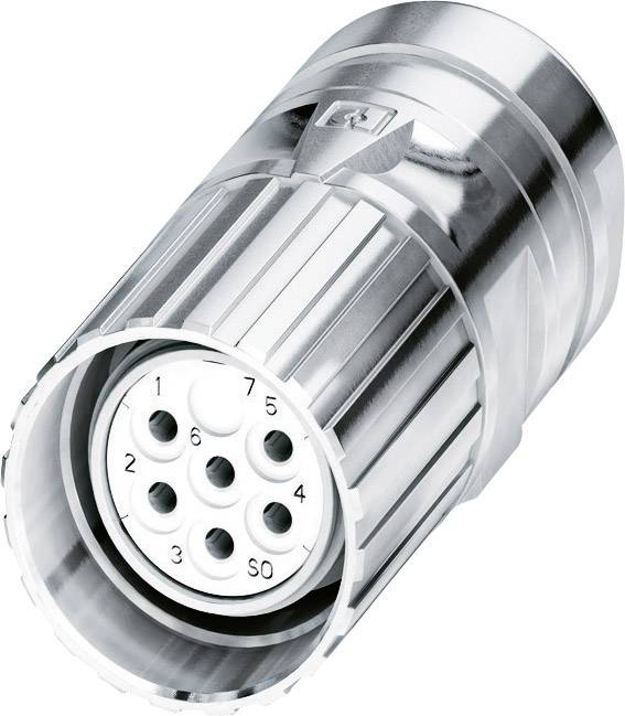 Phoenix Contact M23 kabelconnector 1619774 CA-06S1N8A80DN Zilver  Inhoud: 1 stuk(s)