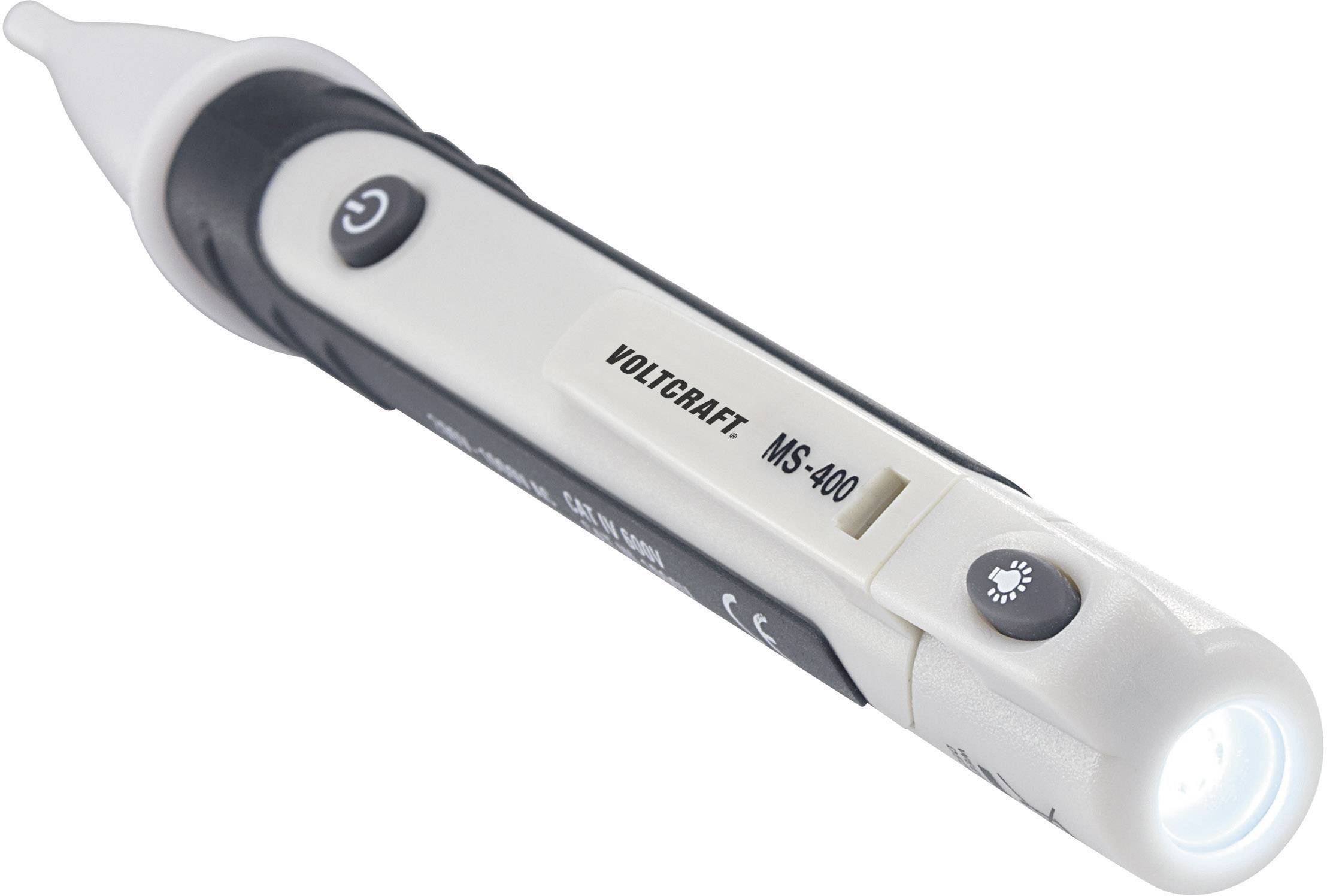 VOLTCRAFT MS-400 Berührungsloser Spannungsprüfer CAT III 1000 V Akustik, LED-1