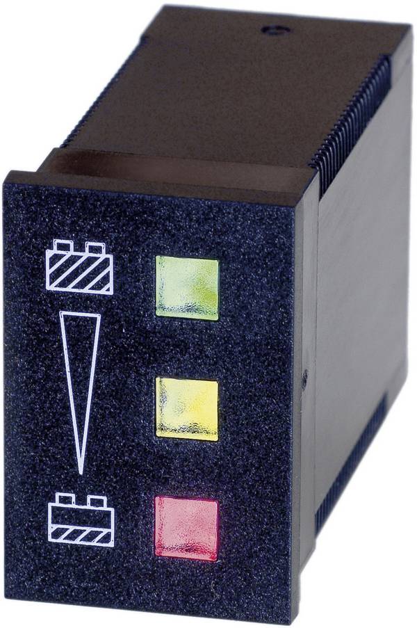 Bauser 3800/008.3.1.0.1.2-003 Digitalanzeige grün: ≥ 24 V, gelb: < 24 V ≥ 22 V, rot: < 22 V