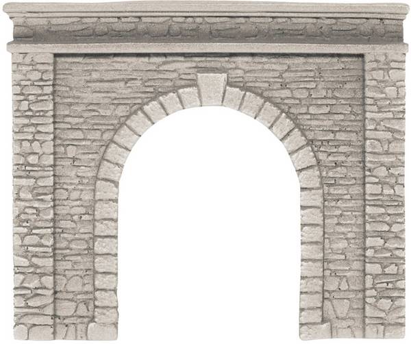 NOCH 58061  H0 Tunnel-Portal 1gleisig Hartschaum-Fertigmodell