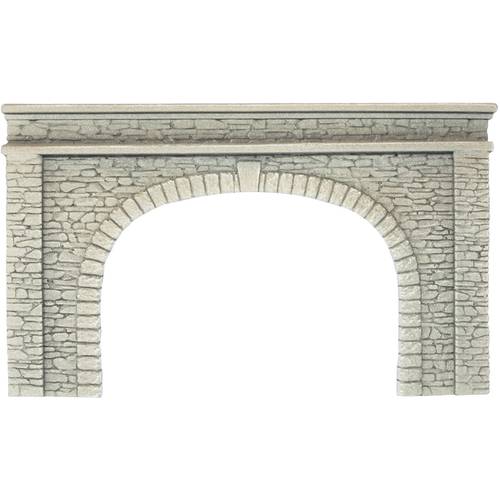 NOCH 58062 H0 Tunnel-Portal 2gleisig Hartschaum-Fertigmodell