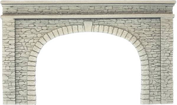 NOCH 58062  H0 Tunnel-Portal 2gleisig Hartschaum-Fertigmodell