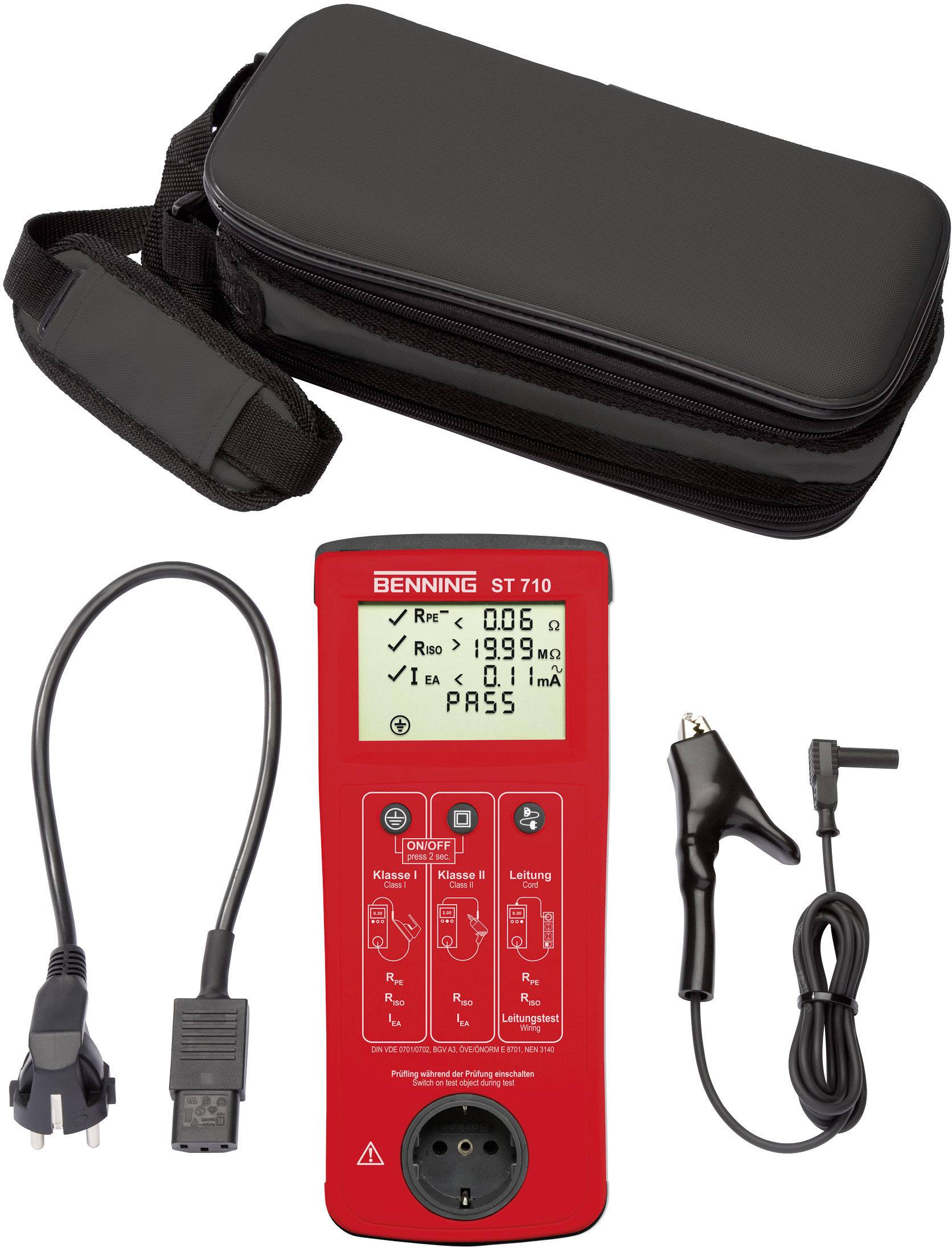 Benning ST 710 Gerätetester VDE-Norm 0701-0702-1
