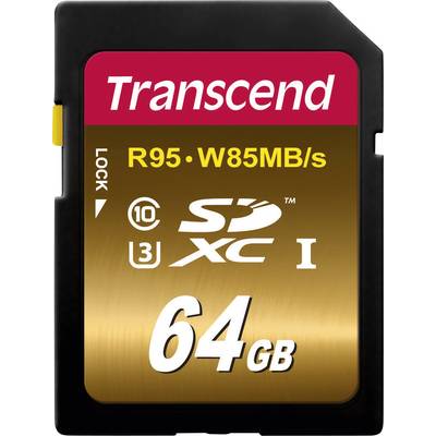 Transcend Ultimate SDXC-Karte 64 GB Class 10, UHS-I, UHS-Class 3 