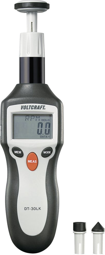 VOLTCRAFT® DT-20LK Digitaler Hand-Drehzahlmesser 2 - 99999 U/min, Laser-Drehzahlmesser kaufen