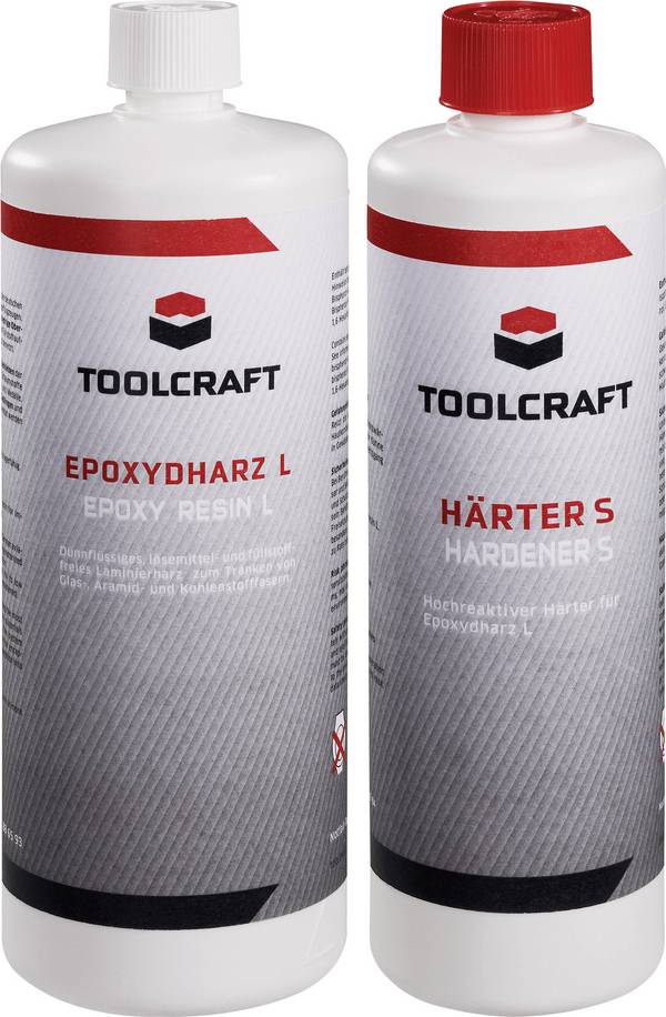 TOOLCRAFT 1231140 Epoxydharz und Härter  1 Set