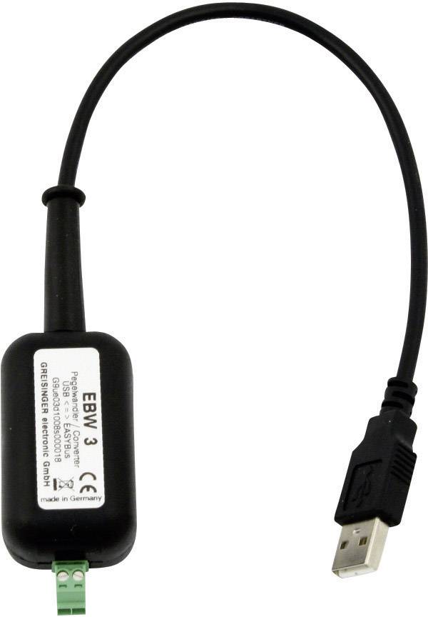 GHM Greisinger EBW 3 Schnittstellen-Konverter EBW 3 USB auf EASYbus, Passend für EB 3000, 1 Sensormo