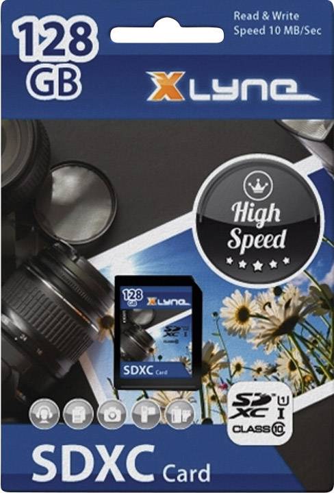 XLYNE FLASH SDHC Card 128GB xlyne Super Speed Class10 rt