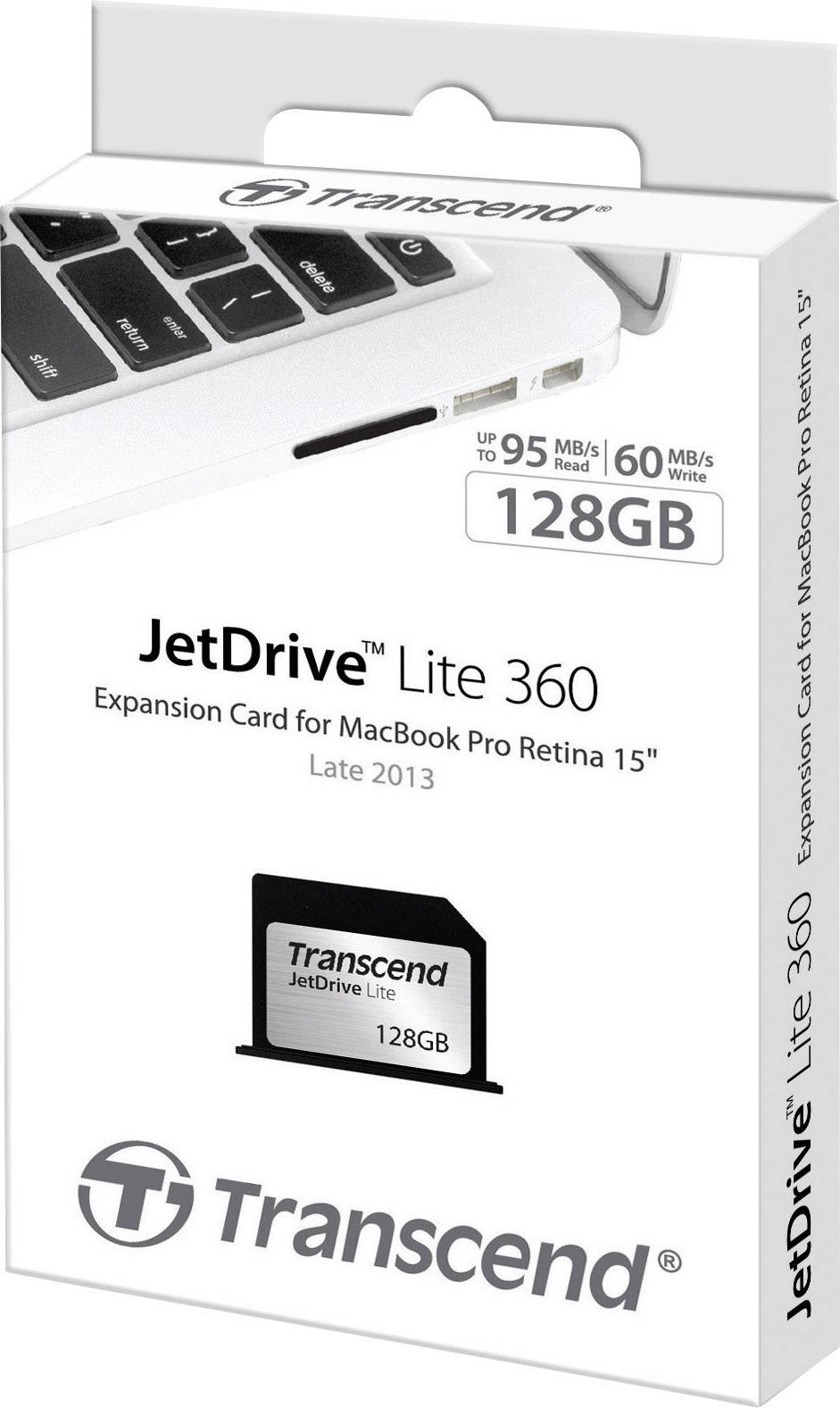 Transcend JetDrive Lite 360 - Flash-Speicherkarte - 128 GB - für Apple MacBook Pro with Retina display 15.4 in (Mid 2014-1