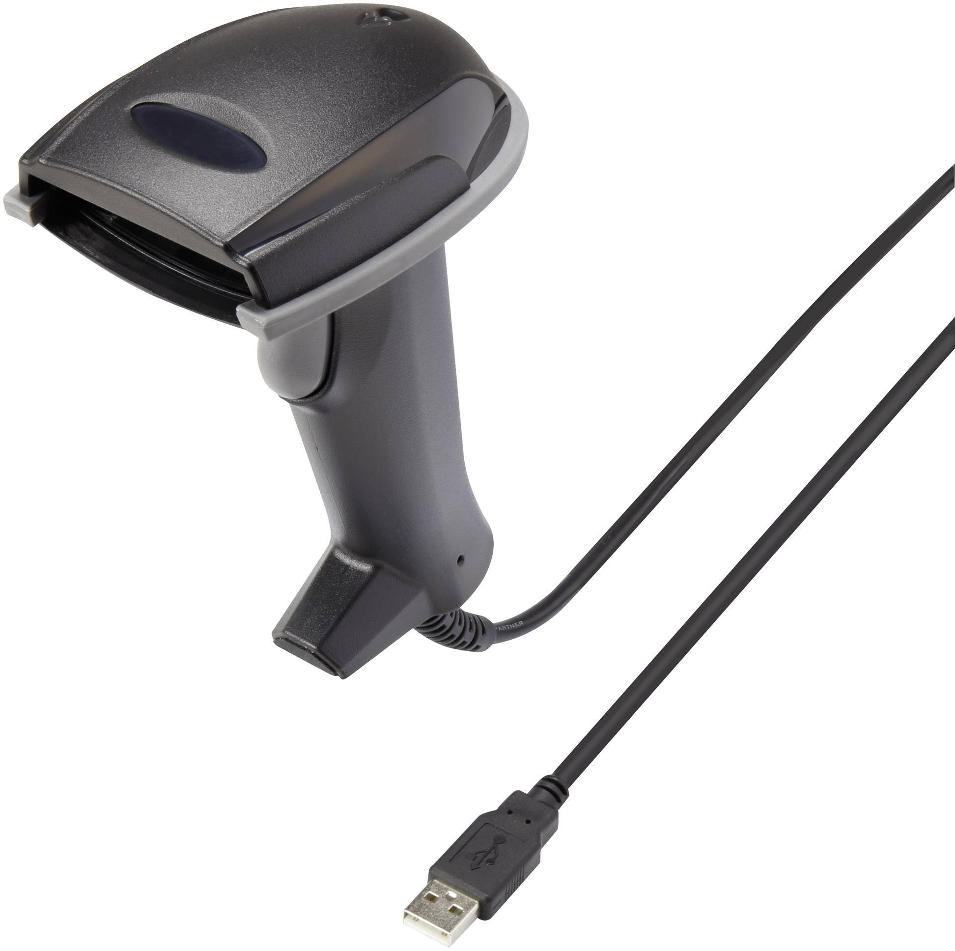 RENKFORCE CR6307A USB-Kit Barcode-Scanner Kabelgebunden 1D CCD Schwarz Hand-Scanner USB