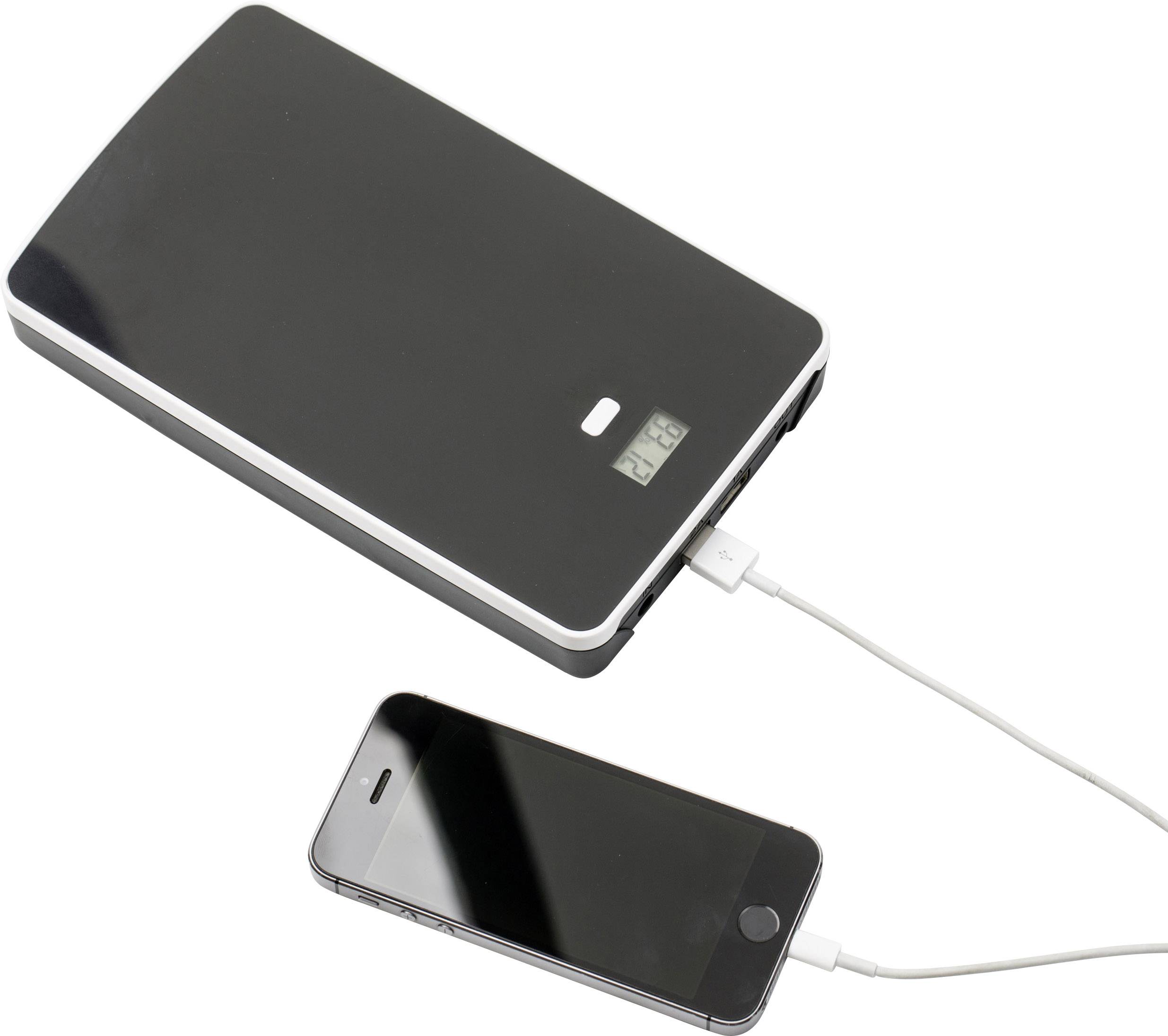 Beltrona Power-Pack 50 Powerbank 50000 mAh LiPo USB, Klinke Schwarz-2