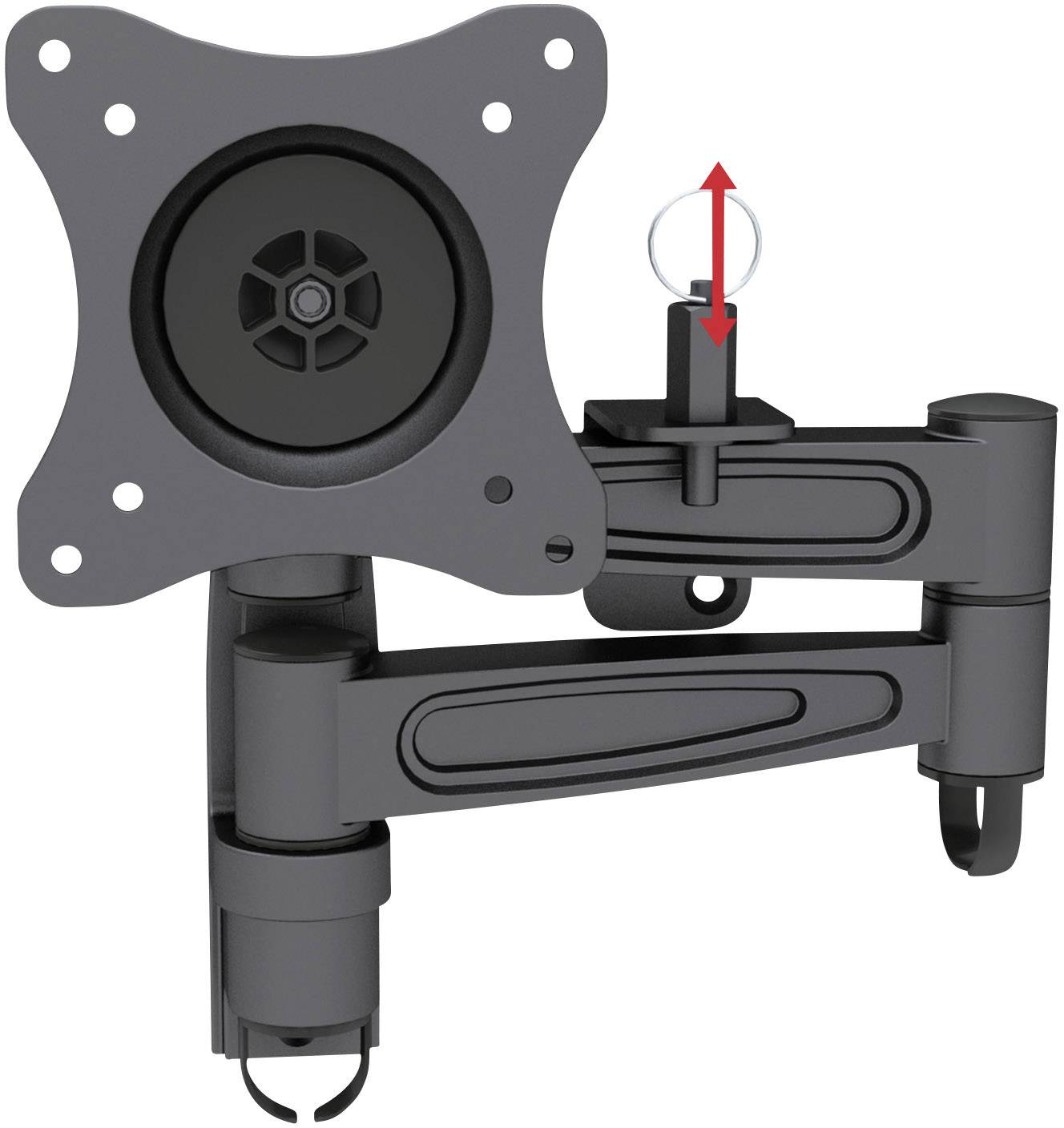 SpeaKa Professional TV-Wandhalterung 33,0 cm (13") - 68,6 cm (27") Neigbar, Schwenkbar, Rotierbar, Ausziehbar Mit Verrie