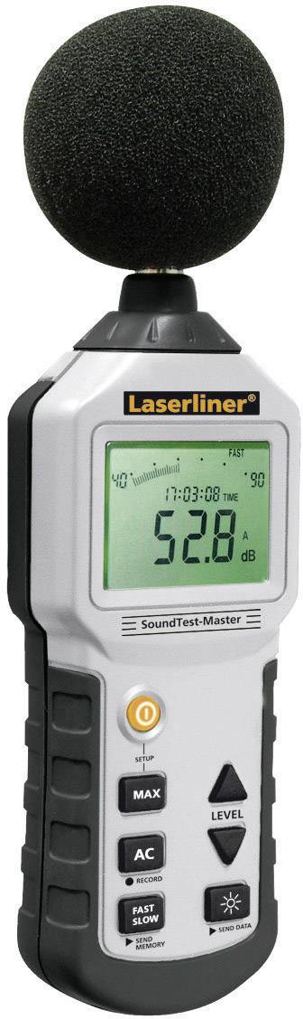 LASERLINER SoundTest-Master Schallpegel-Messgerät, Lärm-Messgerät mit integriertem Langzeitspeiche